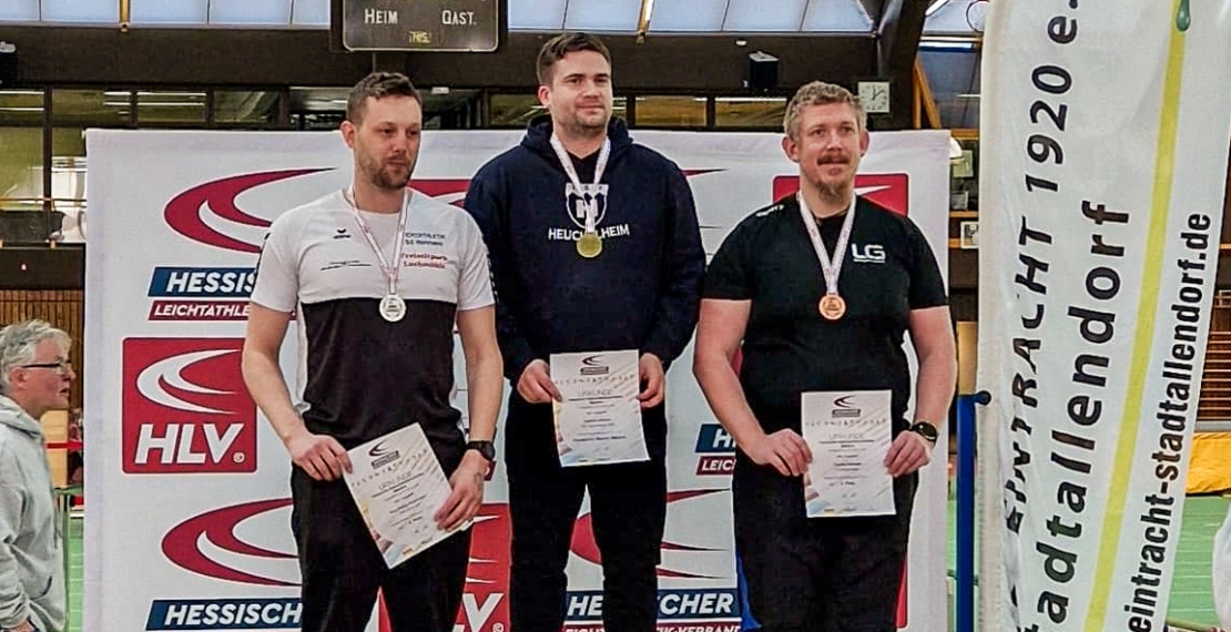 Hessische Masters – gleich 2 Heuchelheimer Athleten auf dem Treppchen